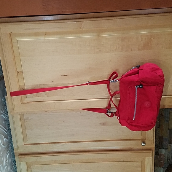 Kipling Handbags - Kipling Jessa Red Crossbody Shoulder Bag